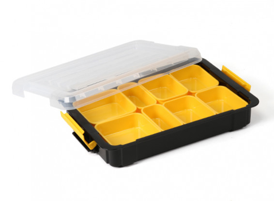 Plastic Multi-Purpose Organizer - with 8 Removable Part Trays