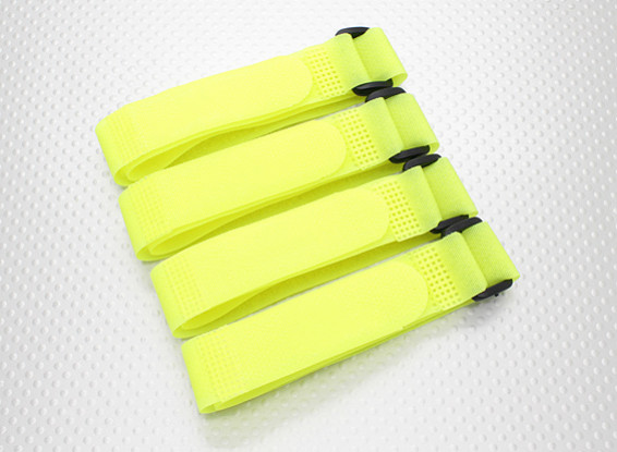 Battery Strap 400X20mm (Yellow) (4pcs/bag)