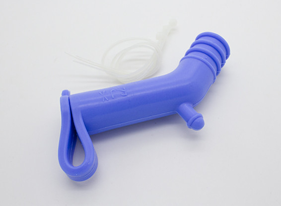 Silicone Muffler Deflector for 50/90 size Helicopter (Blue)