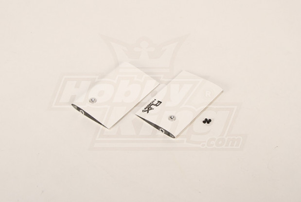 White CF Paddle 85mm for 50 size heli (4mm)