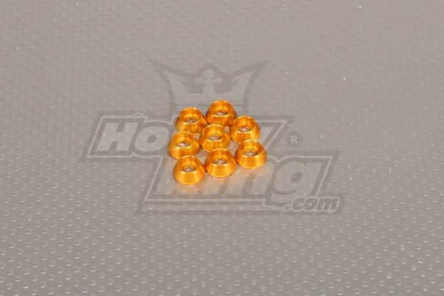 CNC Cap Bolt Washer M4 (4.5mm) Gold