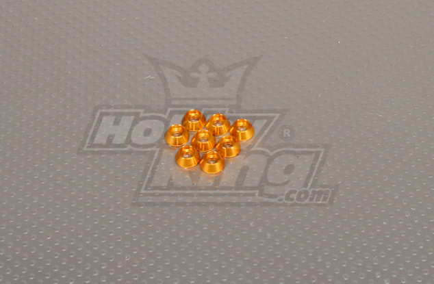 CNC Cap Bolt Washer M3 (3.5mm) Gold