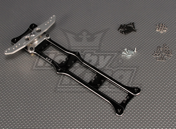 CNC Rudder 3 Tray 4.5 inch (#4-40) Black
