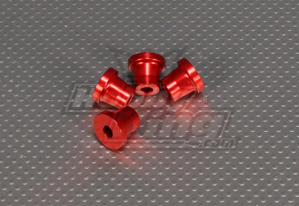 CNC Standoff 15 mm (M5) Red