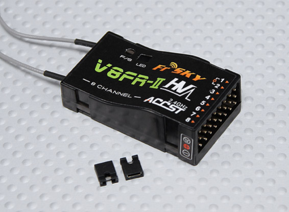 FrSky V8FR-II 2.4Ghz 8CH Receiver (HV)
