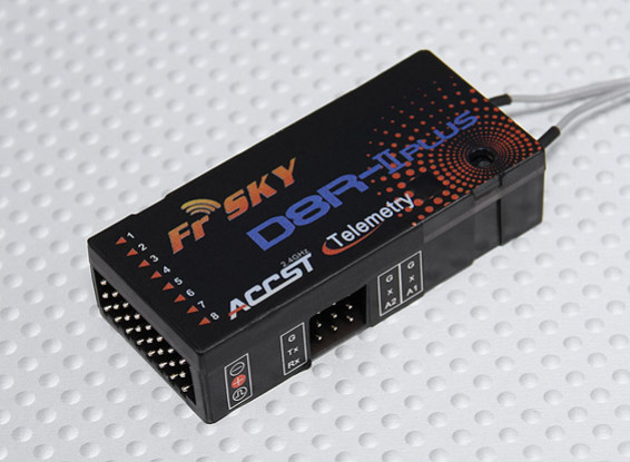 FrSky D8R-II PLUS 2.4GHz 8CH Receiver with Telemetery