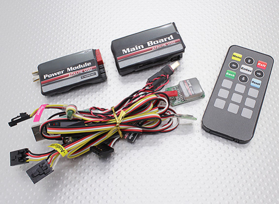 Hobbyking OSD System (Full Combo): Main Board, Power Module, USB/GPS/IR/TEMP Modules w/Remote