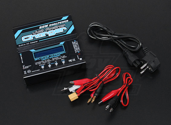 Just Another Charger 80W 6A 2~6S Balance Charger w/PSU