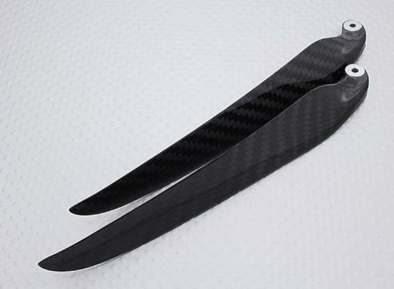 Folding 13x6 Carbon Fiber Propeller Black (1 pair)