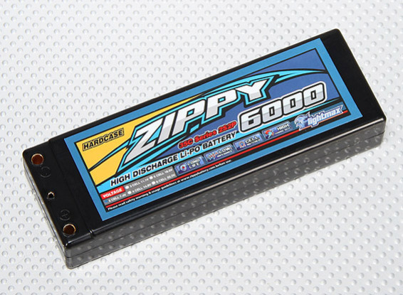 ZIPPY 6000mah 2S2P 35C Hardcase Pack