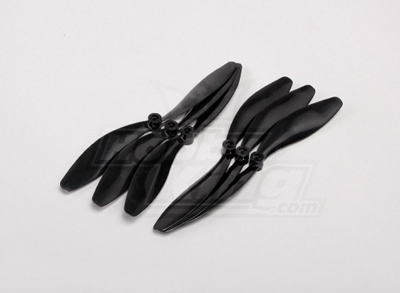 GWS Style Slowfly Propeller 7x6 Black (CW/CCW) (6pcs)