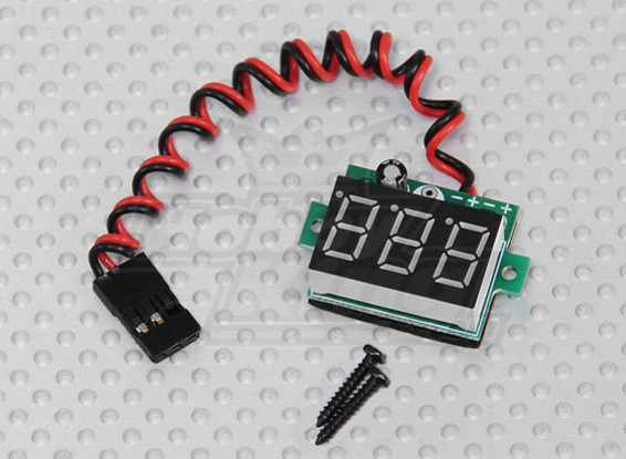 LED RX Voltage Indicator for Lipoly & LiFe Battery
