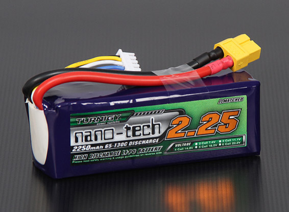 Turnigy nano-tech 2250mah 4S 65~130C Lipo Pack