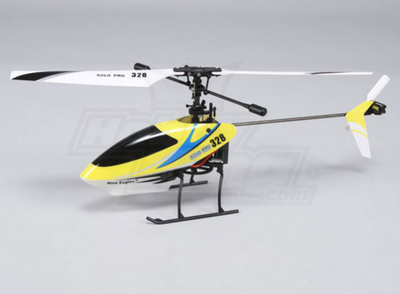 Solo Pro 328 4CH Fixed Pitch Helicopter - Yellow (RTF)
