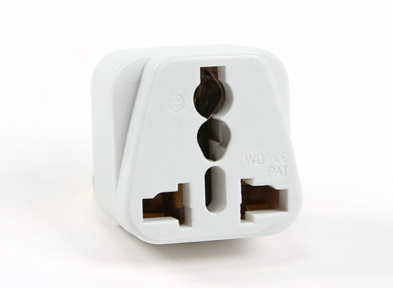 Turnigy WD-5 Fused 13 Amp Mains Power Multi Adapter-White (US Plug)