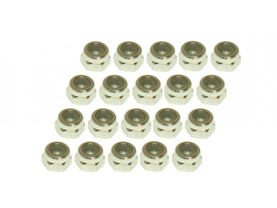 Gaui 425 & 550 Nylon Lock Nut (N3x5.5L)x20