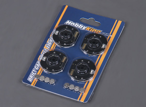 LED Wheel Lights for RC Drift Car - Blue (4pcs)