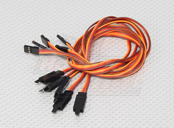 45CM Servo Lead Extention (JR) with hook 26AWG (5pcs/bag)