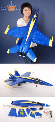 AT Blue Angel F/A-18C ARF Brushless Jet