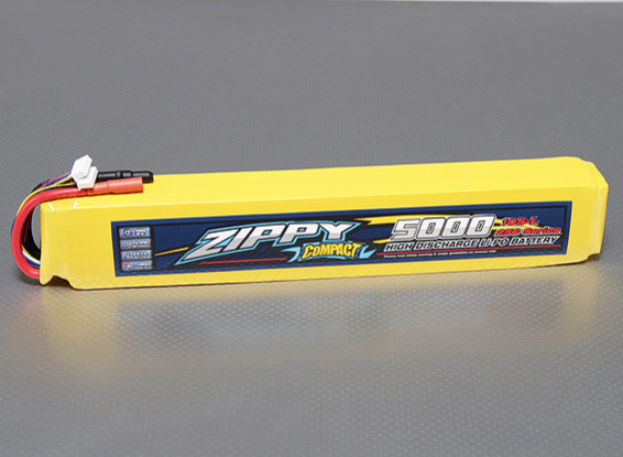 ZIPPY Compact 5000mAh 10S 25C Lipo Pack