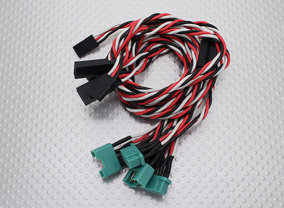 MPX Style Plug-In Wing Wiring harness for E-Typhoon (Aileron & Flap)