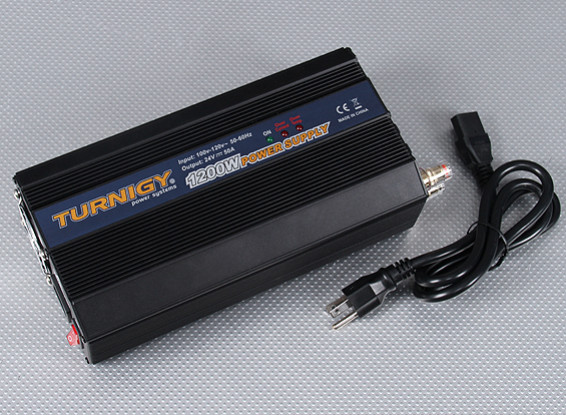 Turnigy 1200W 100~120V Power Supply (24VDC - 50amp)