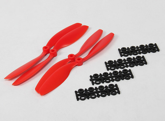 8045 SF Props 2pc CW 2 pc CCW Rotation (Red)