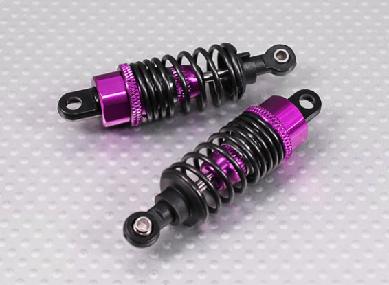 1/10 Car 65mm Aluminum Shock Absorber - Purple (2pcs/bag)
