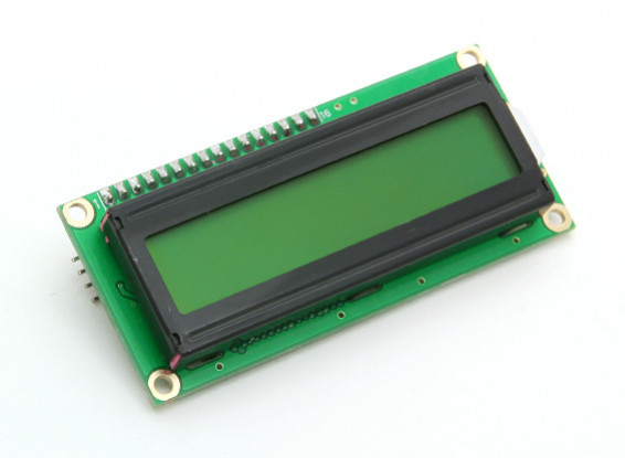 Kingduino IIC/I2C 1602 LCD Module with Yellow/Green Display