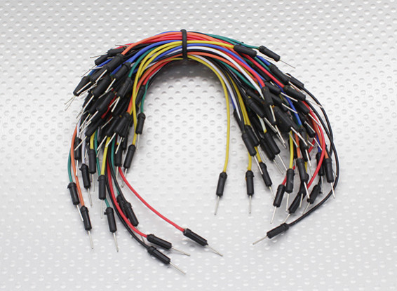 Kingduino Bread Board Jumper Set with 7-color/Length Wires with Pin Ends