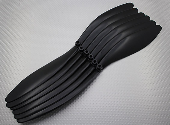 GWS EP Propeller (RD-1410 356x255mm) Black (6pcs/set)