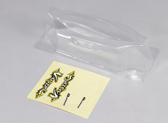 Body (Clear) w/Decal - 1/10 Quanum Vandal 4WD Racing Buggy