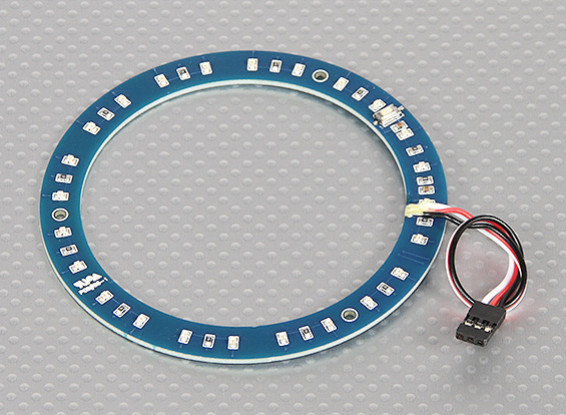 LED Ring 100mm Green w/10 Selectable Modes