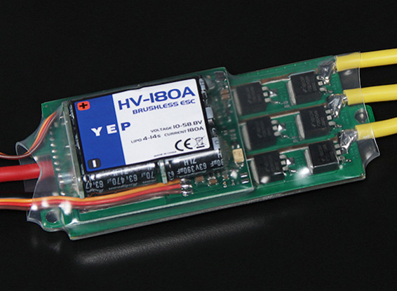 Hobbyking Yep 180a Hv 4 14s Brushless Speed Controller Opto