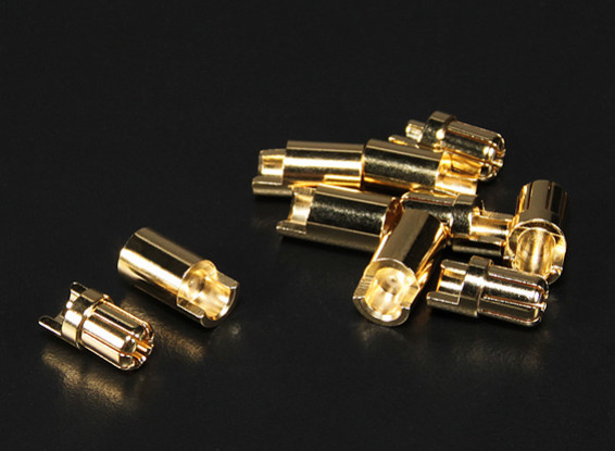 Polymax 6.5mm Gold Connectors 5 pairs (10pc)