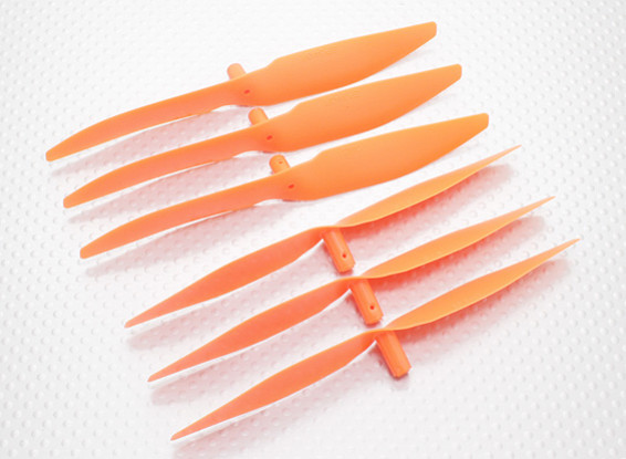GWEP5443 Orange Replacement Props for HobbyKing Q-BOT Quadcopter (6pc)