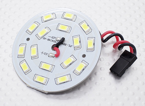 White 16 LED Circular Light Board with Lead