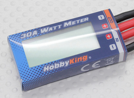 HobbyKing® Compact 30A Watt Meter and Power Analyzer