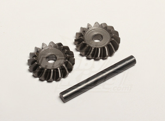 Nutech Diff. Bevel Gear and Differential Shaft (1set) - Turnigy Twister 1/5