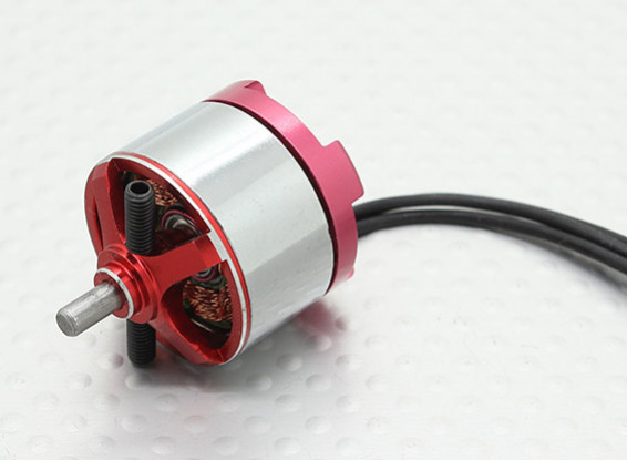 A20M Brushless Outrunner Motor with Wooden Mount and Fixings Included