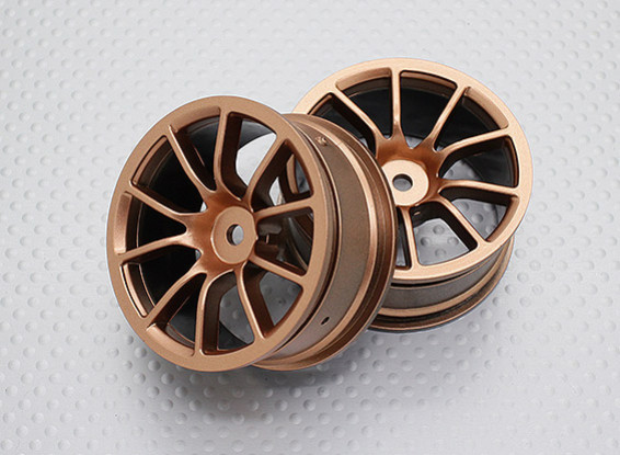 1:10 Scale High Quality Touring / Drift Wheels RC Car 12mm Hex   (2pc) CR-12CG