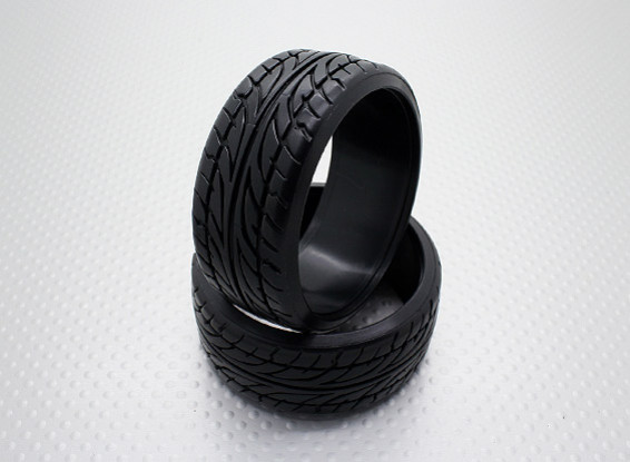 1:10 Scale Hard Plastic Compound CR-Blade Drift Tires (2pcs)