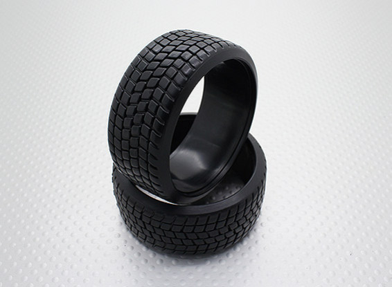1:10 Scale Hard Plastic Compound CR-Square Drift Tires (2pcs)