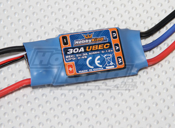 HobbyKing 30A (2~4S) ESC 3A UBEC