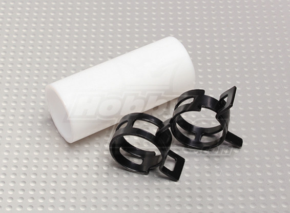 Teflon Coupler with clips (22mm Pipe) for Muffler