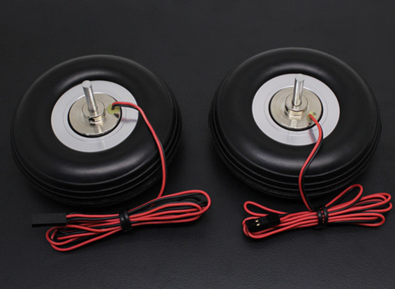Turnigy Electric Magnetic Brake Wheels (No Controller) 80mm (3.0") Wheel (2pc)
