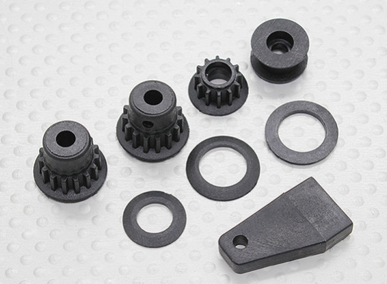 Pulley Set - 1/10 Hobbyking Mission-D 4WD GTR Drift Car