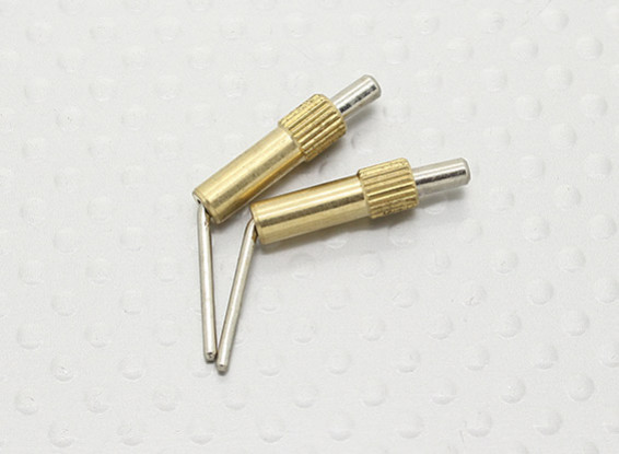 Brass Canopy Locks L20mm - 2pcs