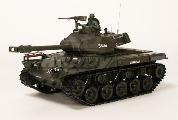 US-M41A3 Walker BullDog Light RC Tank RTR w/ Airsoft & Tx