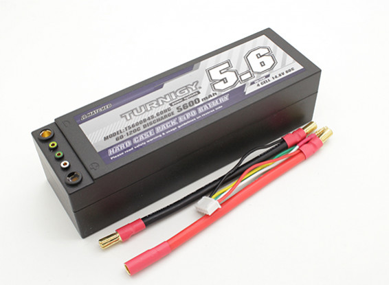 Turnigy 5600mAh 4S 14.8V 60C Hardcase Pack (Removable Leads)